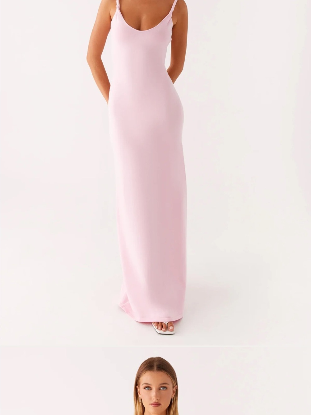 Anastasia Maxi Dress - Light Pink